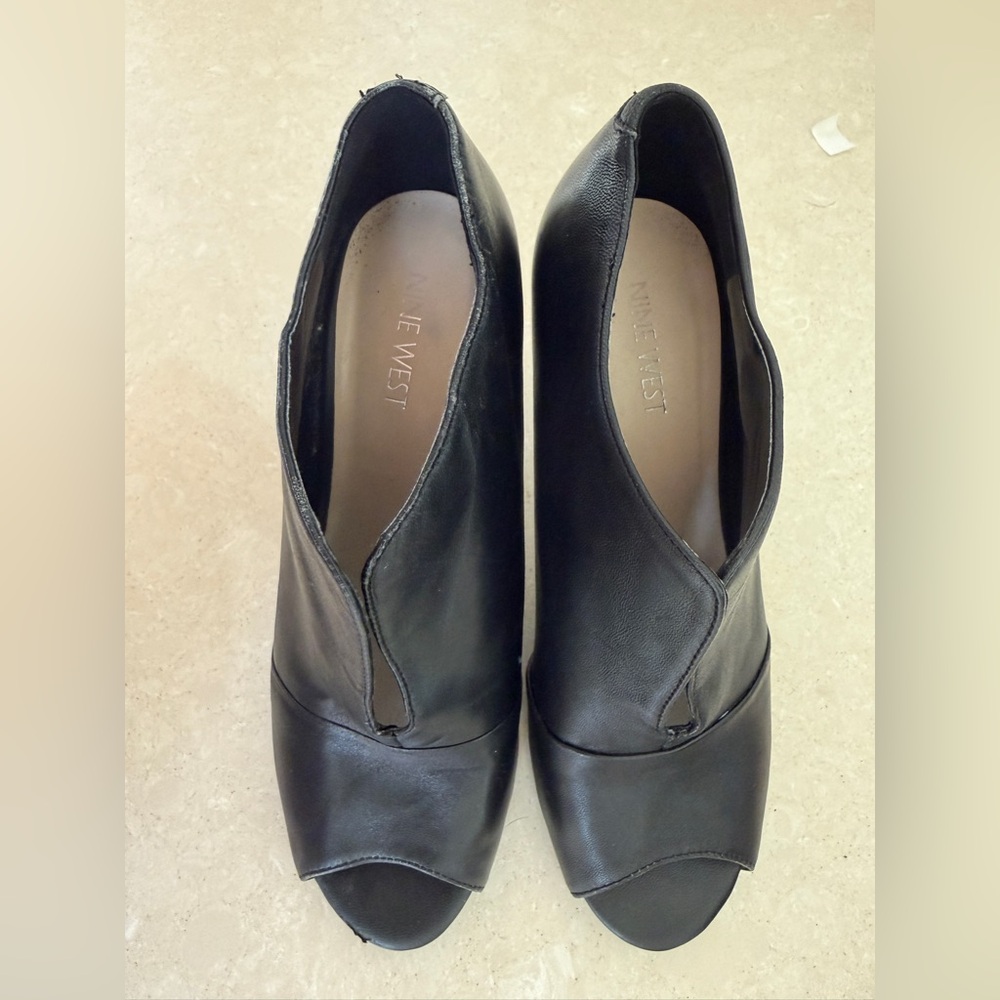 Nine West Black Heeled Boots